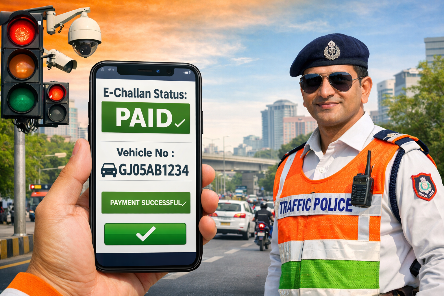 E Challan Check Surat
